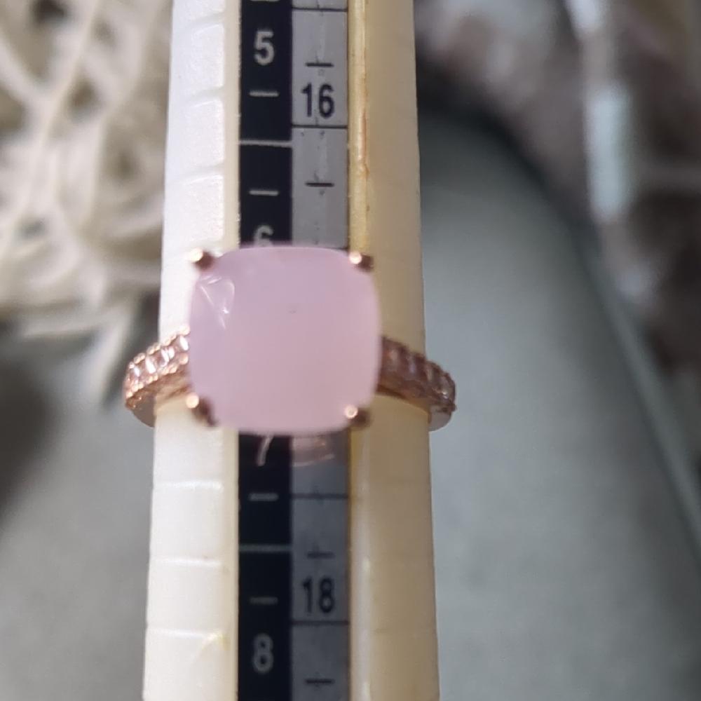 Chic Pink Gemstone Ring